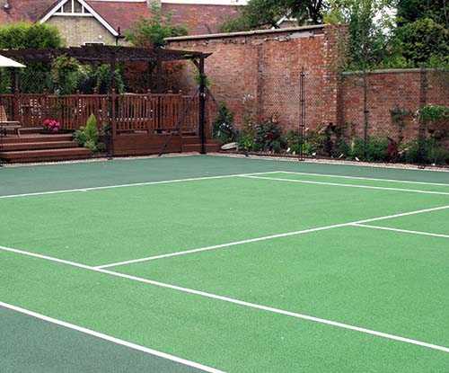 Matchplay tennis court surface - built by AMSS