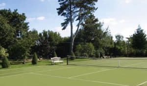 Tennis court built in Sporturf by AMSS